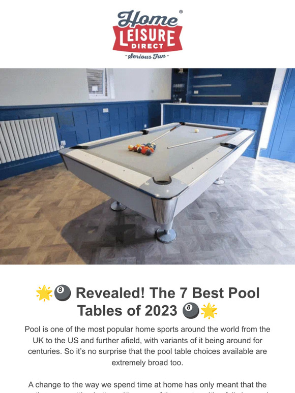 Home Leisure Direct 🌟🎱 Revealed! The 7 Best Pool Tables of 2023 🎱🌟 Milled