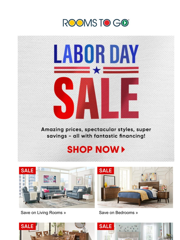 Celebrate Labor Day by saving a bundle today!
