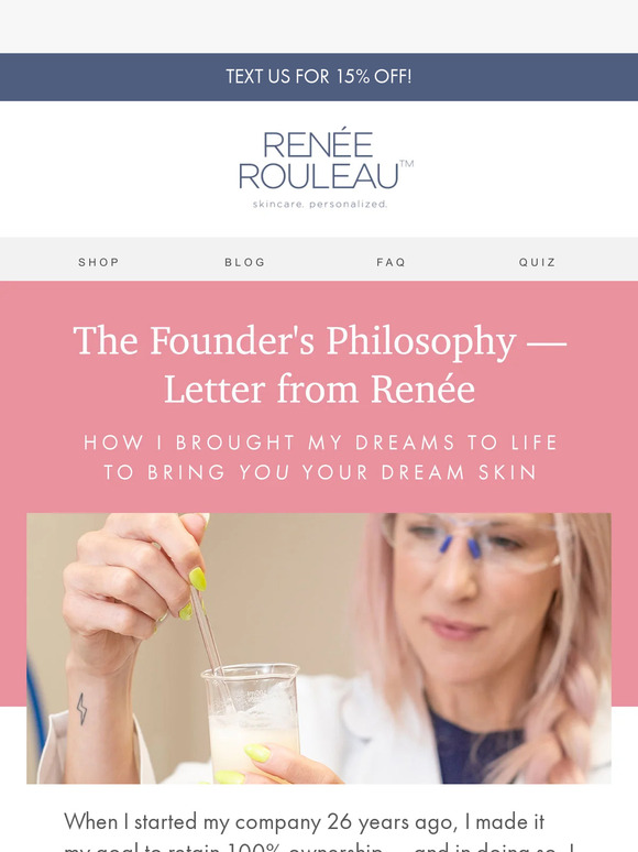 The Founder's Philosophy ✨
