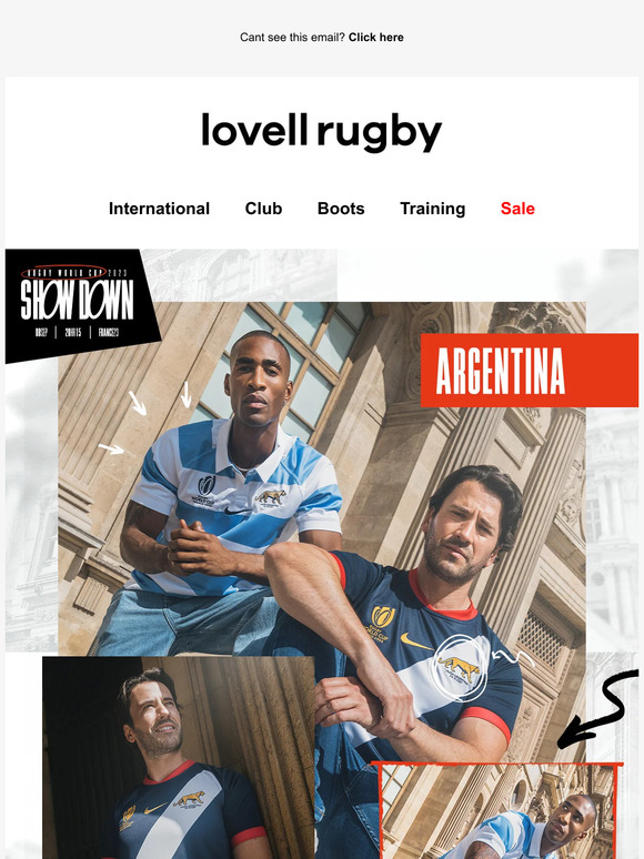 Unleash the Passion. The Argentina RWC 23 range has landed 👈