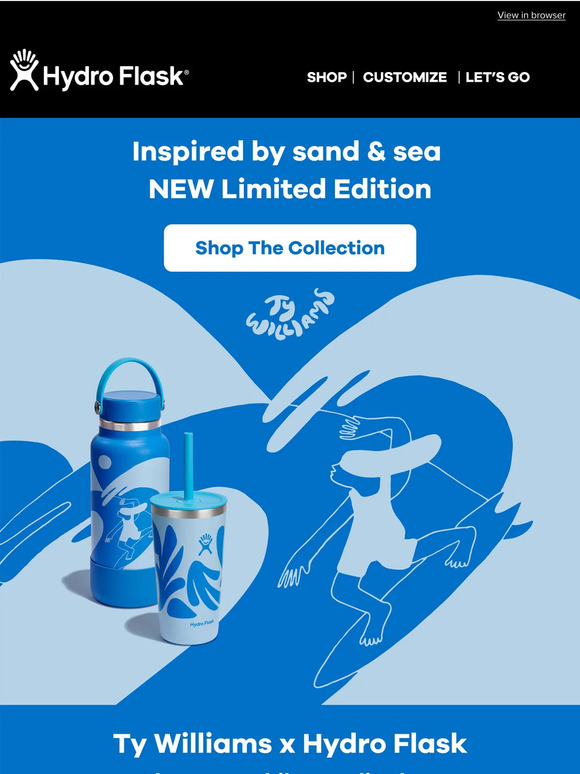 Hydro Flask Bring in 2018 with a limited edition Hydro Flask. Milled