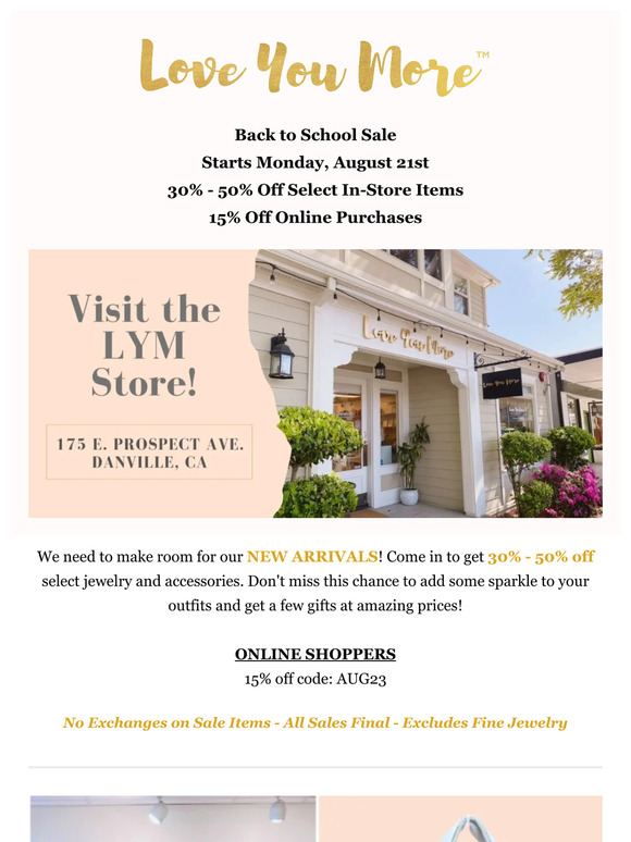 Back to School Sale 30%-50% Off 🤩