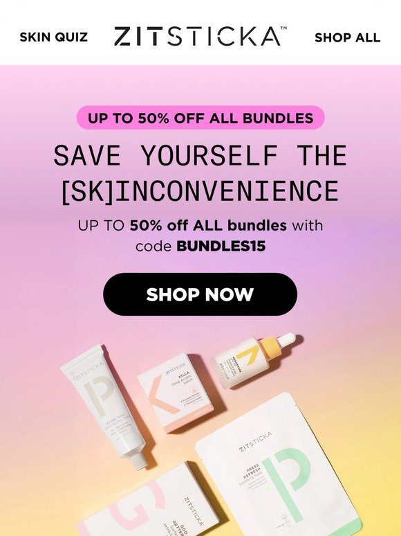 💥UP TO 50% OFF BUNDLES ENDS TODAY