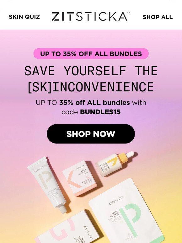 💥 UP TO 35% OFF BUNDLES ENDS TODAY