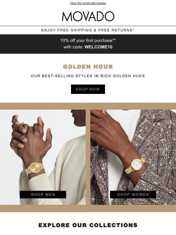 Go for Gold: Best-Selling Styles for Him & Her