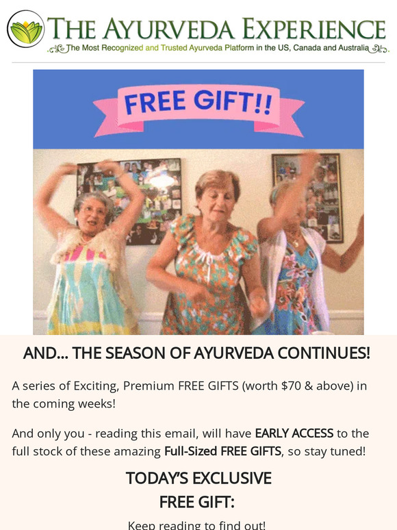 NEW FREE GIFT Ready for you, —!