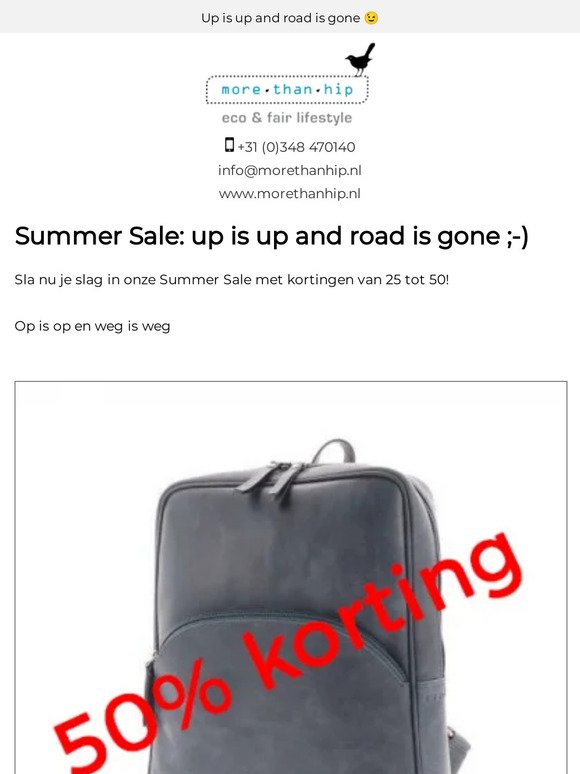 Summer Sale met hoge kortingen
