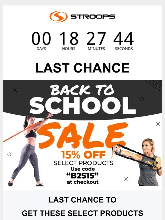🎓 Hey! Last Chance For Stroops Back To School Sale!!