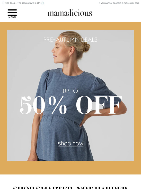 Up to 50% off ends soon!