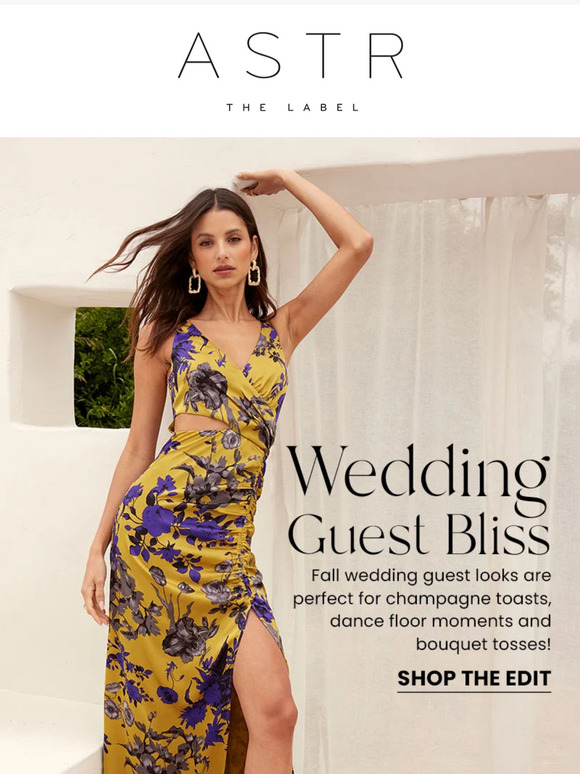 For The Honored Guest...