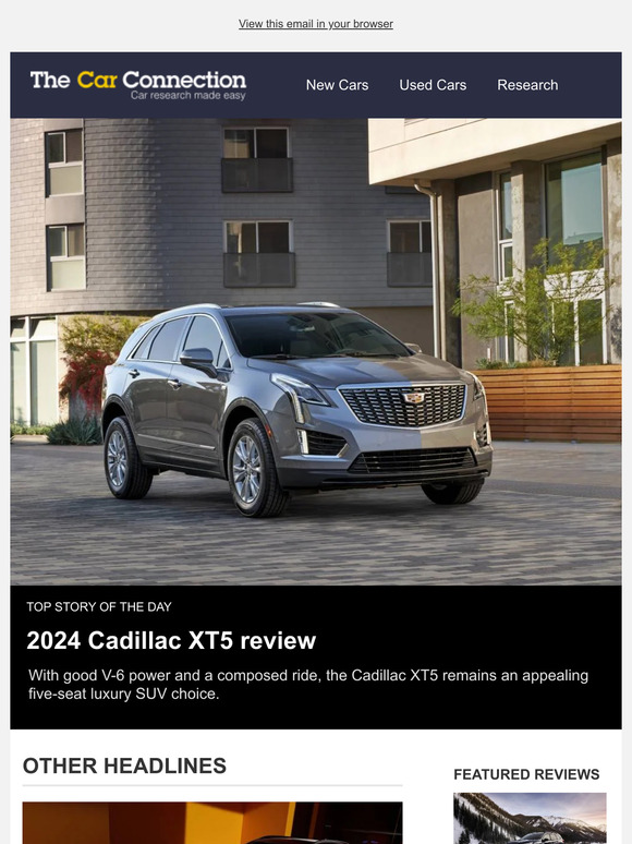 The Car Connection 2024 Cadillac XT5 review Milled