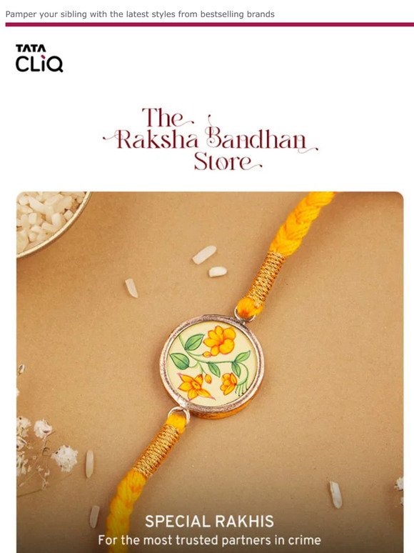 Inside: The Raksha Bandhan Gift Store ✨
