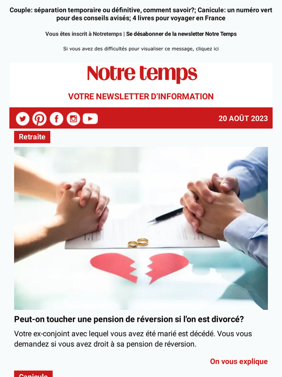 notretemps Pension comment la toucher si l