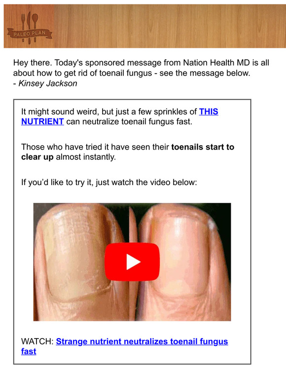 PaleoPlan Put This Spice In Your Shoes To Fix Toenail Fungus Milled