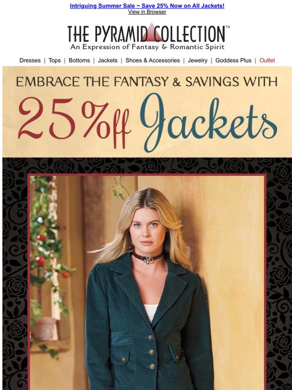 WOW ~ 25% Off Jackets ~ Shop Now!
