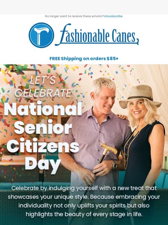 Treat Yourself on National Senior Citizens Day!
