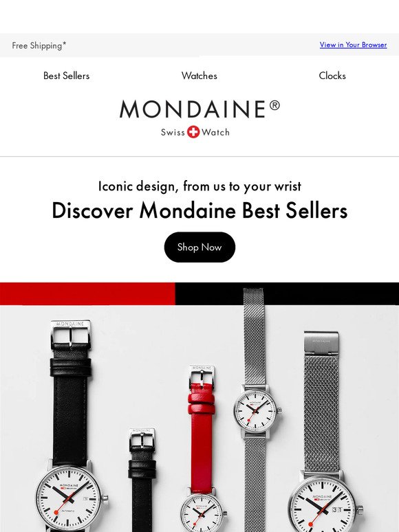 Upgrade Your Look with Mondaine 💥