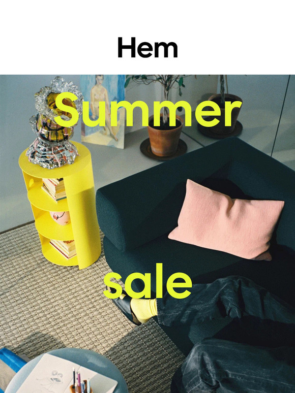 Our summer sale with 20–40% off starts now!