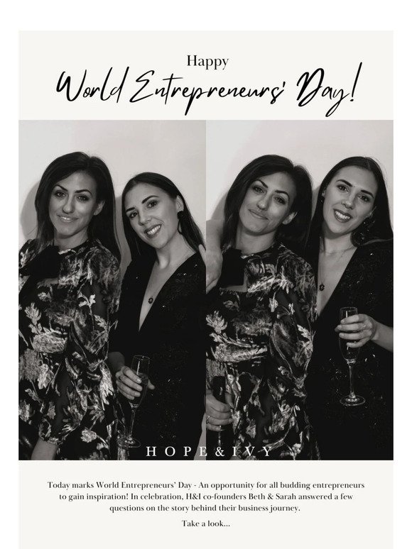 Happy World Entrepreneurs’ Day! 💖