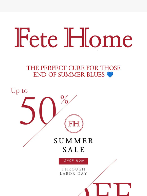 Summer Sale!