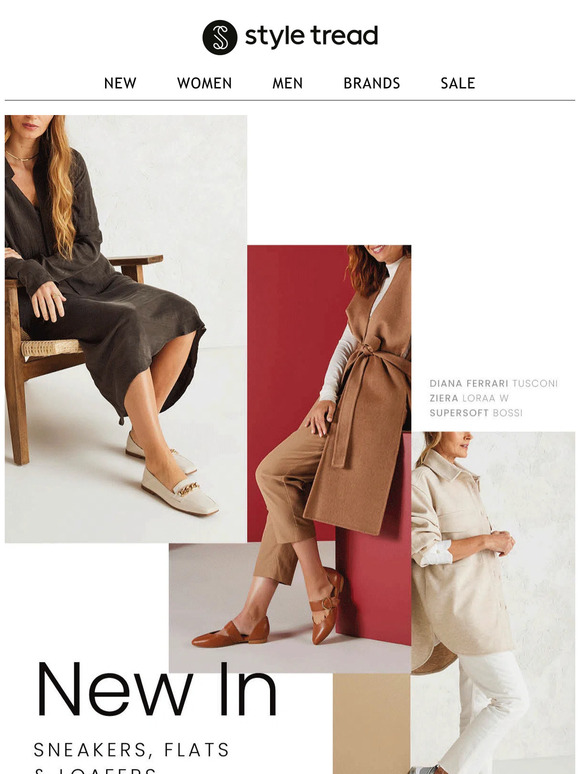 Style Tread New In Sneakers, Flats & Loafers Milled