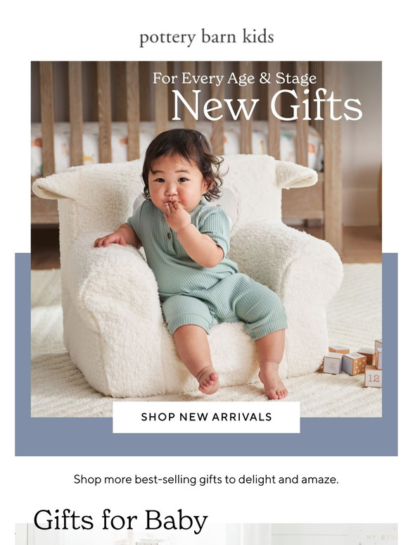 Pottery Barn Kids New Gifts for Every Age & Stage Milled