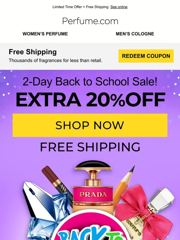 Back to School Blowout Sale: Up to 75% off
