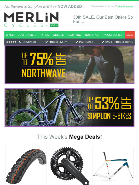 30th SALE, Our Best Offers So Far....