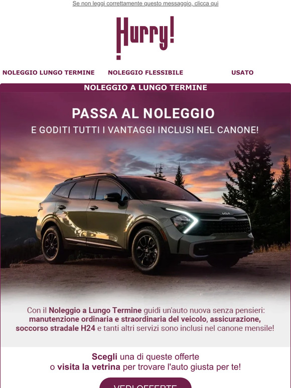 ✨Guida il tuo sogno con il Noleggio a Lungo Termine!