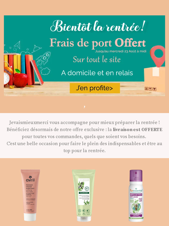 , Frais de port OFFERT sur tout le site 🚚📦