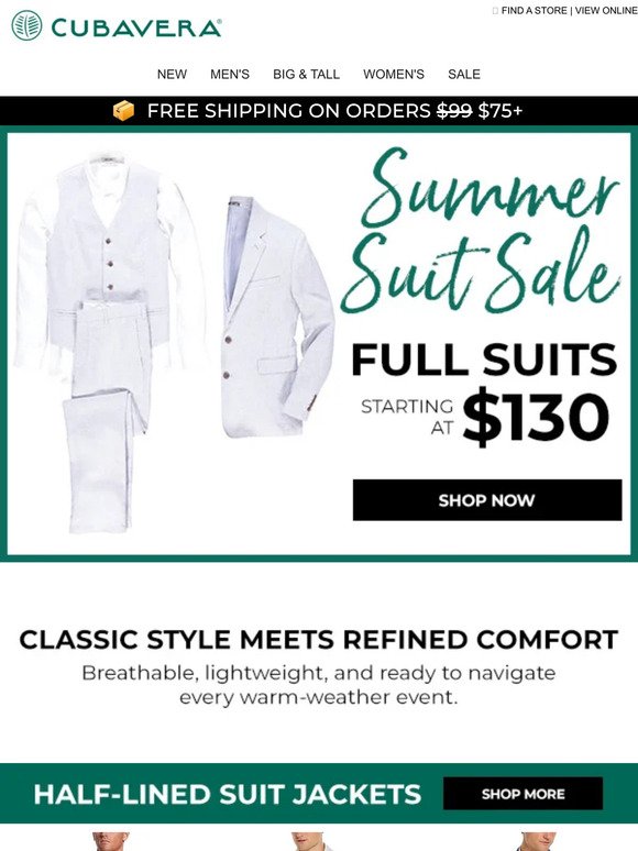 Perfect Tailored Styles From $130