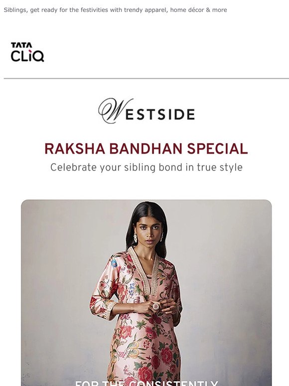 Make This Rakhi Special With Westside 😍
