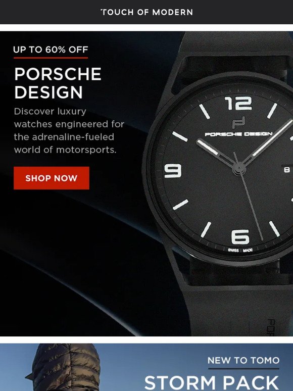 Going Fast 🏎️ Porsche Design Watches up to 60% Off
