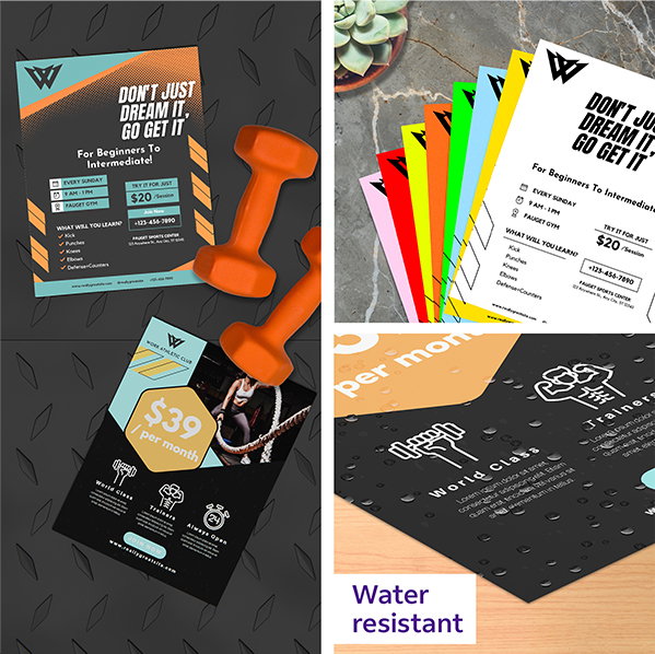 Sales sheets are available in a variety of paper types to best suit your business needs.