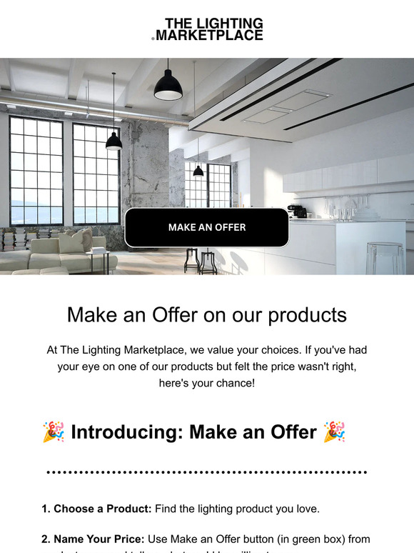 Name Your Price! 🏷️ Make an Offer on Our Products Today