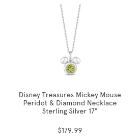 Most popular jewelry from the DISNEY TREASURES collection