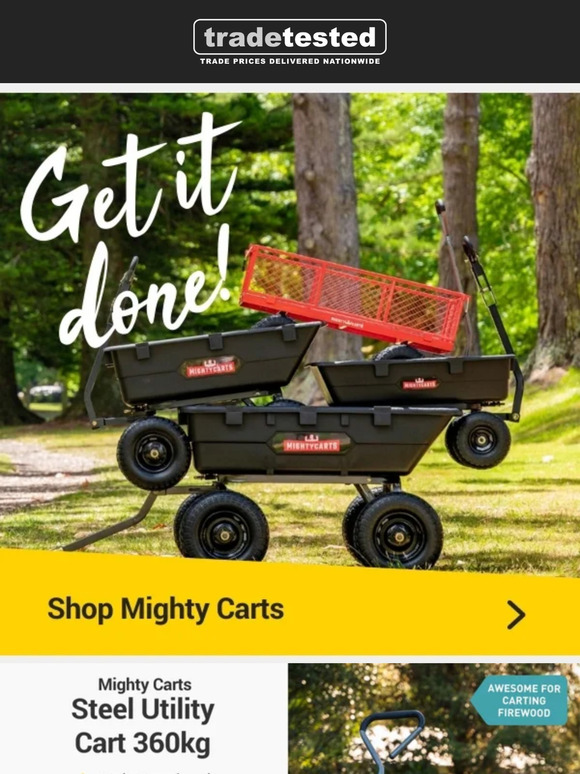 Trade Tested The ultimate garden carts 💪🏼 Milled