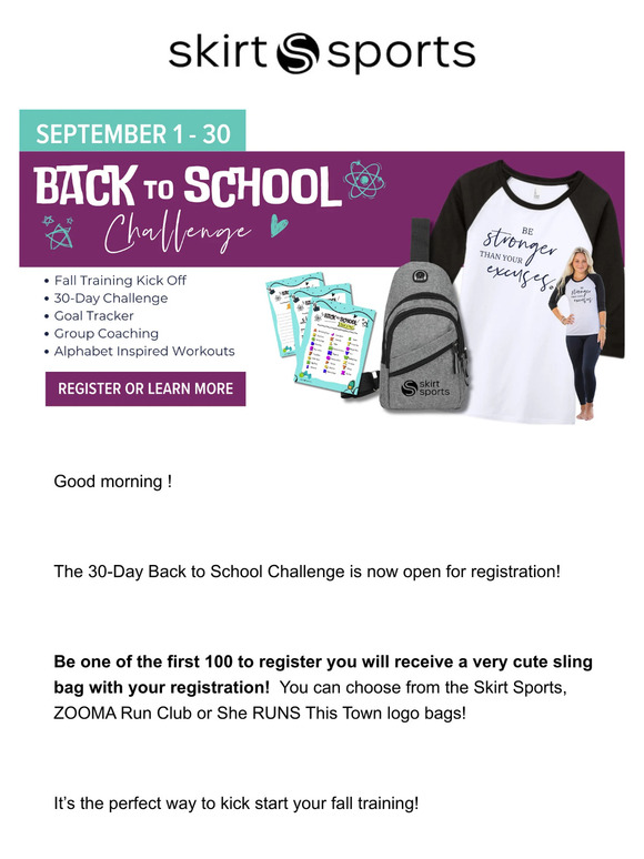 Back to School Challenge is open! Bonus gift to first 100