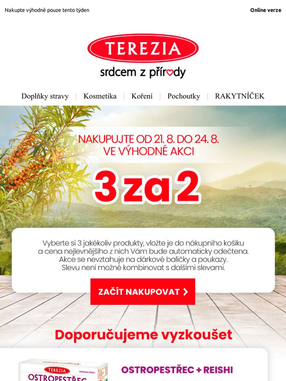 Akce 3 za cenu 2