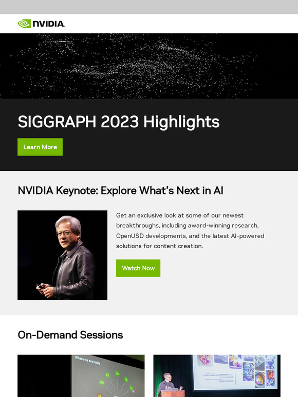 Nvidia: SIGGRAPH 2023 Highlights | Milled