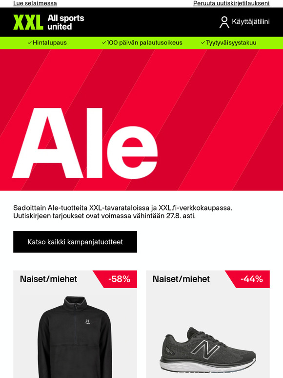 ALE ON ALKANUT! Alennukset jopa -60% 🤩