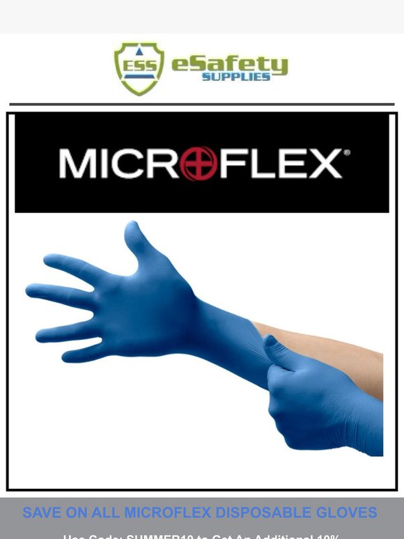 Stock Up on Top Selling Microflex Gloves