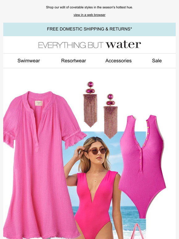 Everything But Water How to wear pink Gifts for the perfect weekend