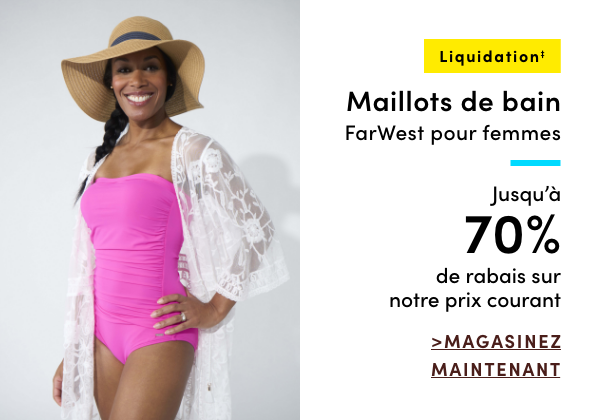 Clearance Women's  Farwest Swimwear up to 70% off the original price