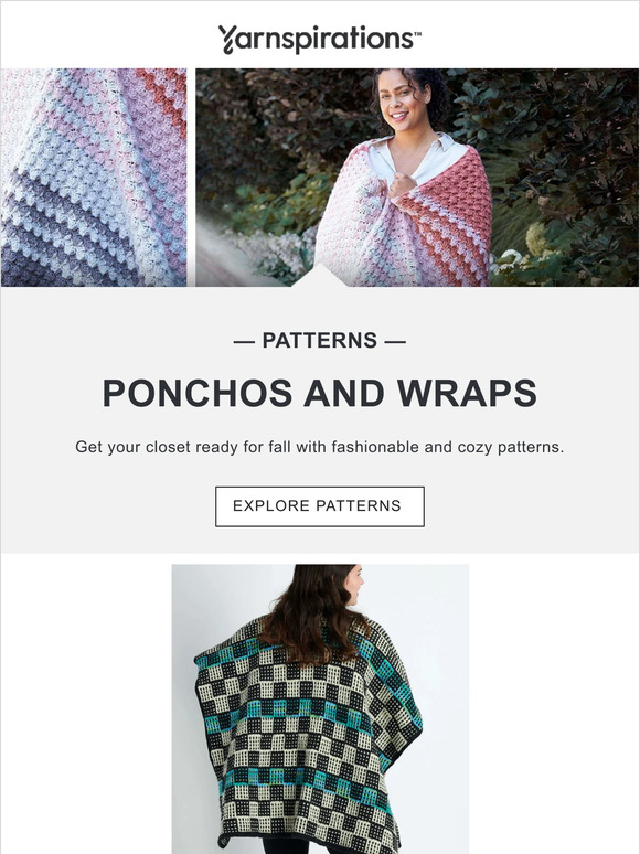 Cozy autumn ponchos & wraps 🍂
