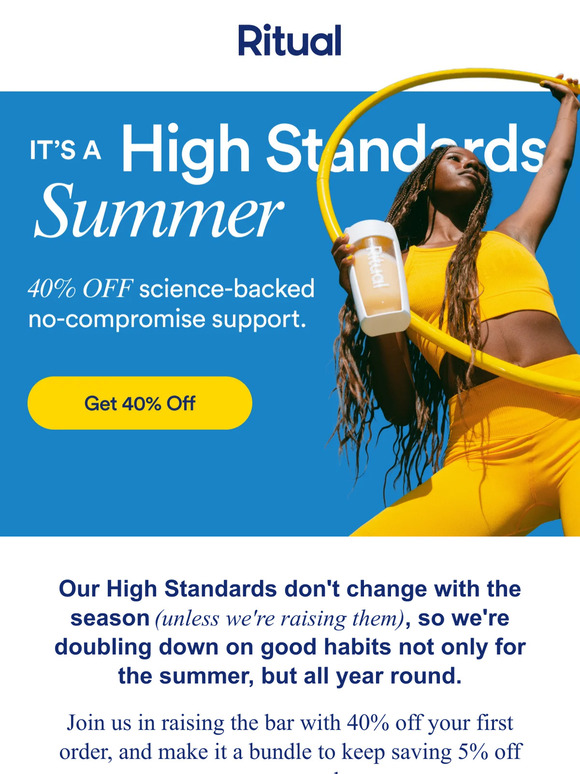 40% off is just the start