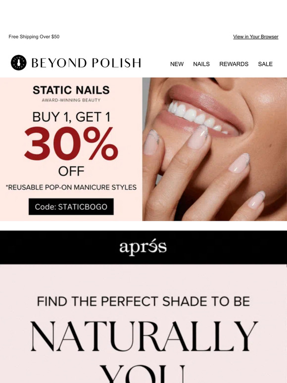 ✨ Create a gorgeous, flawless mani in minutes!