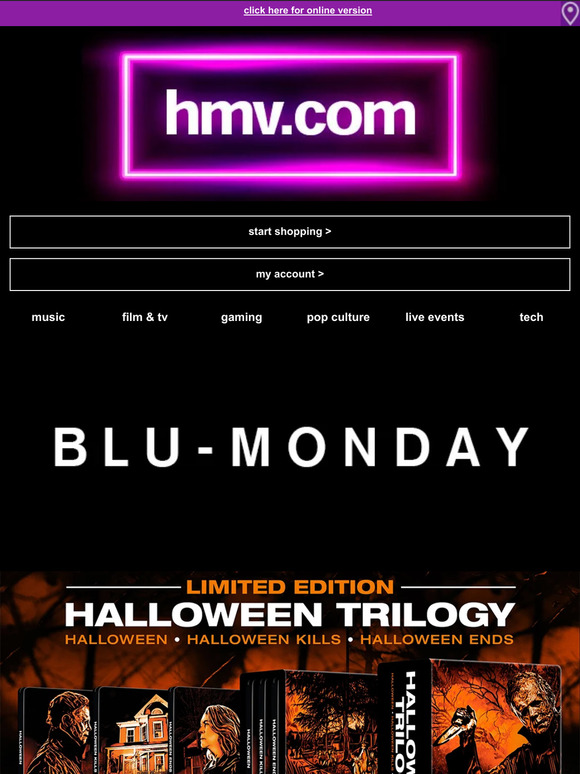 Blu-Monday | Halloween Trilogy steelbooks🩸