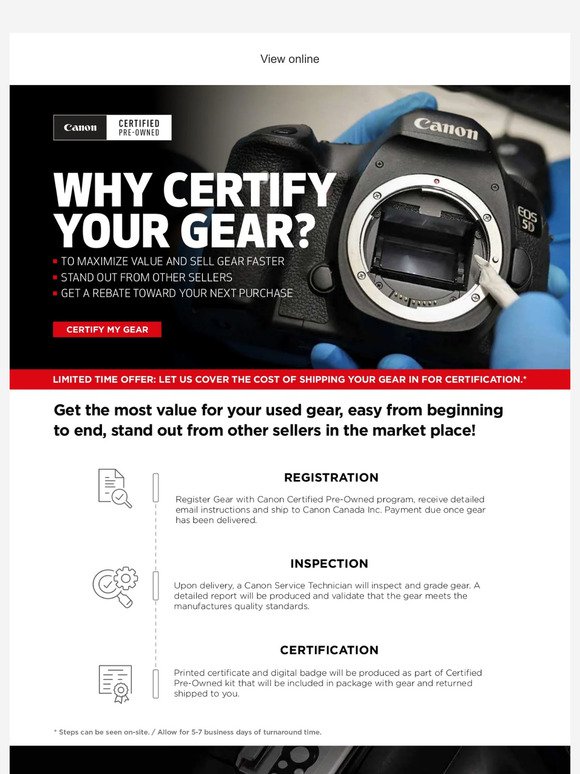 Maximize the Value of Your Used Gear with Canon Canada's Pre-Owned Certification