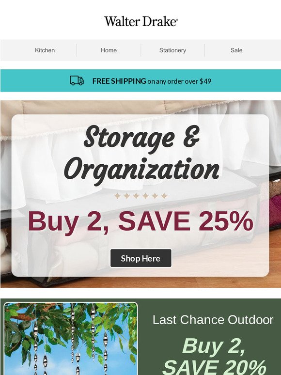 Storage Solutions Sale Now On